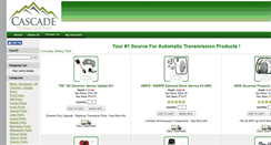 Desktop Screenshot of cascadetransmissionparts.com